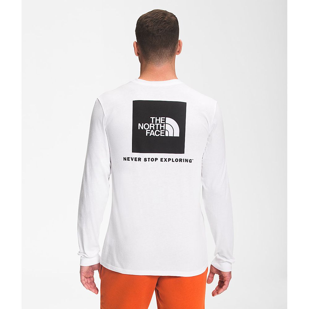 The North Face Long Sleeve Mens Australia - The North Face Long Sleeve Box Nse White / Black Never S